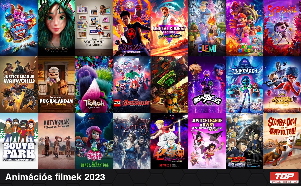 Animációs filmek 2023