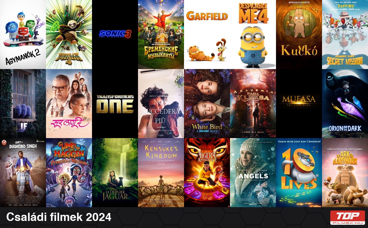 Legjobb családi filmek 2024 TOP filmek filmek magyarul