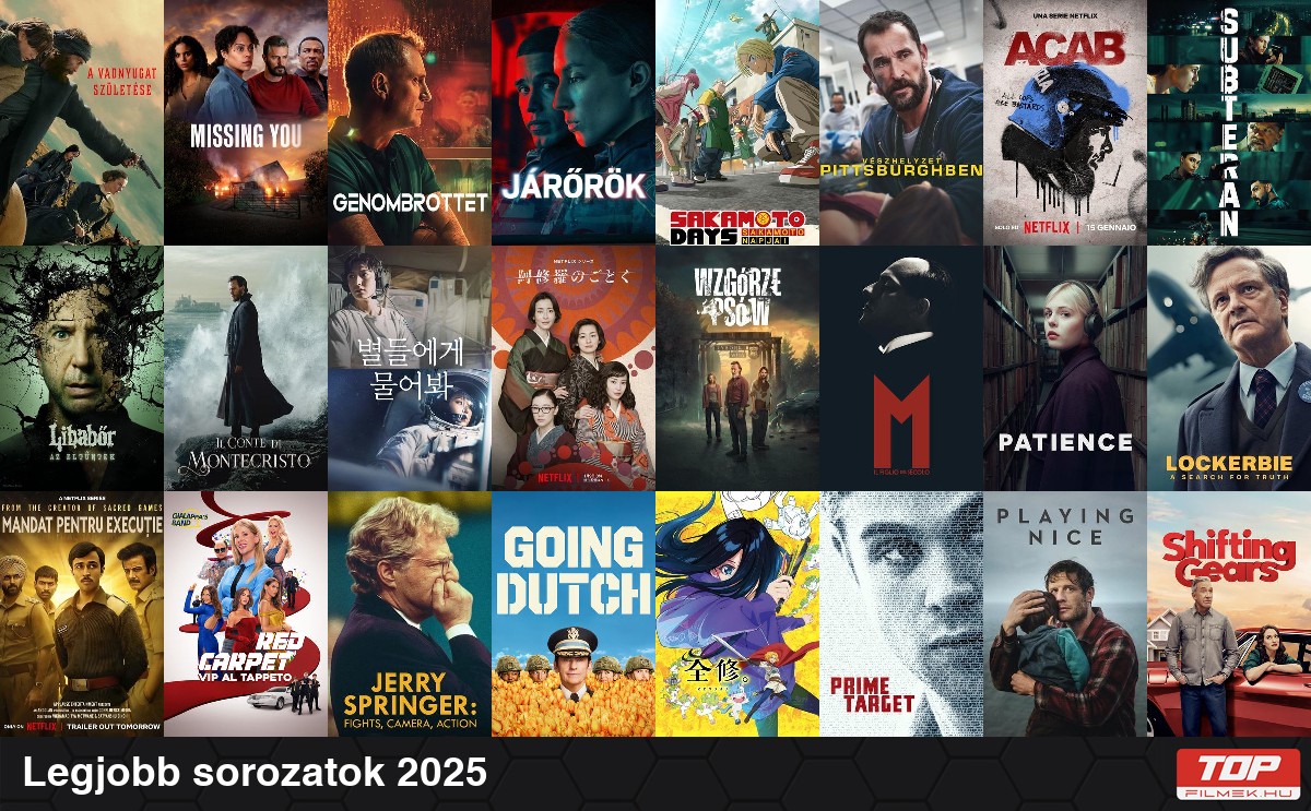 Legjobb sorozatok 2025